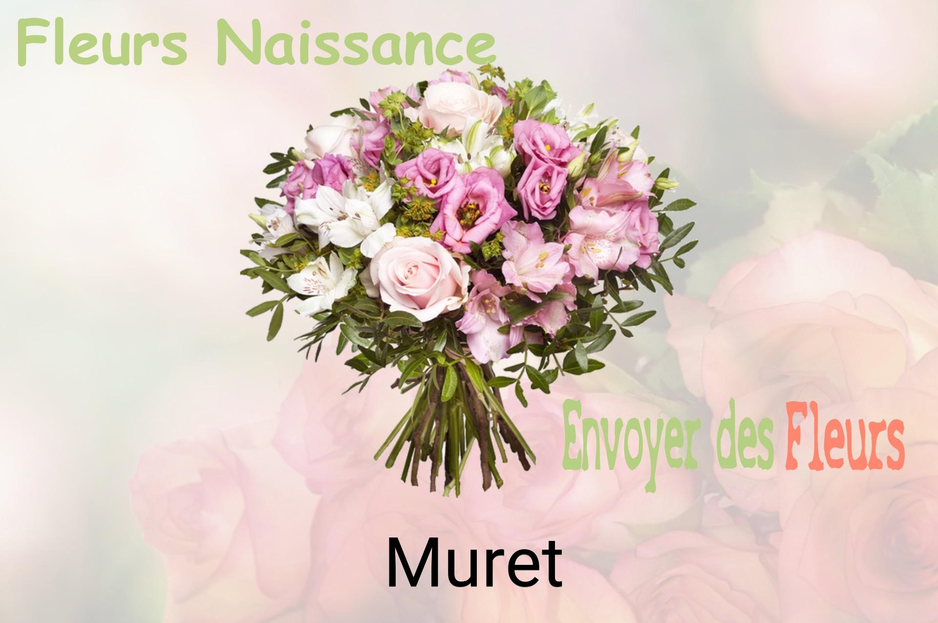 Bouquet de fleurs de naissance livré à Muret